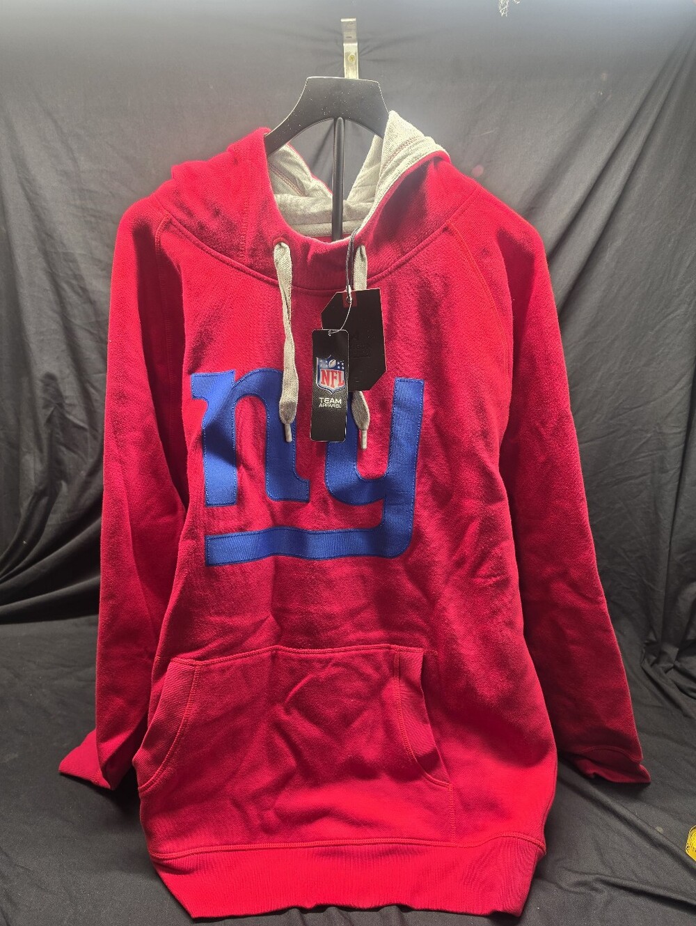 NWT Antigua New York Giants Hoodie Men's 2XL Red Blue NFL Team Apparel